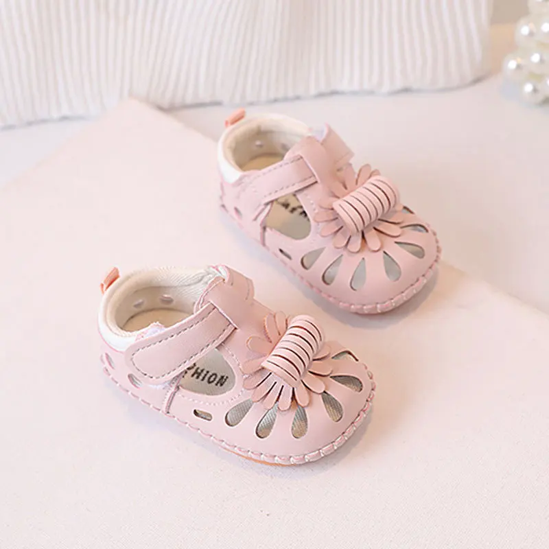 Baby Sneakers Summer Toddler Girl Sandals 0-1 Year Old Children\'s Soft Sole Walking Shoes Infant Princess Shoes