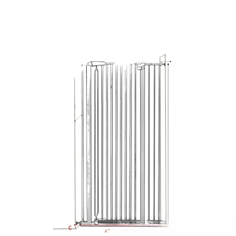 No punching cat door fence cat railing isolation door, pet dog dog fence cat fence