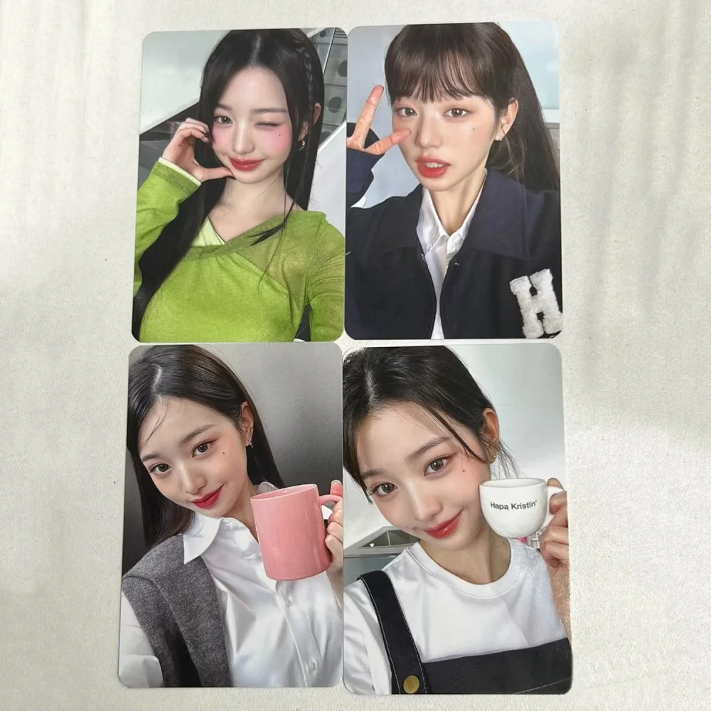 KPOP Wonyoung Photocards Albums Lomo Cards hapa kristin Yujin Gaeul LIZ Rei Leeseo Double-Sided Postcard Fans Collection Gift