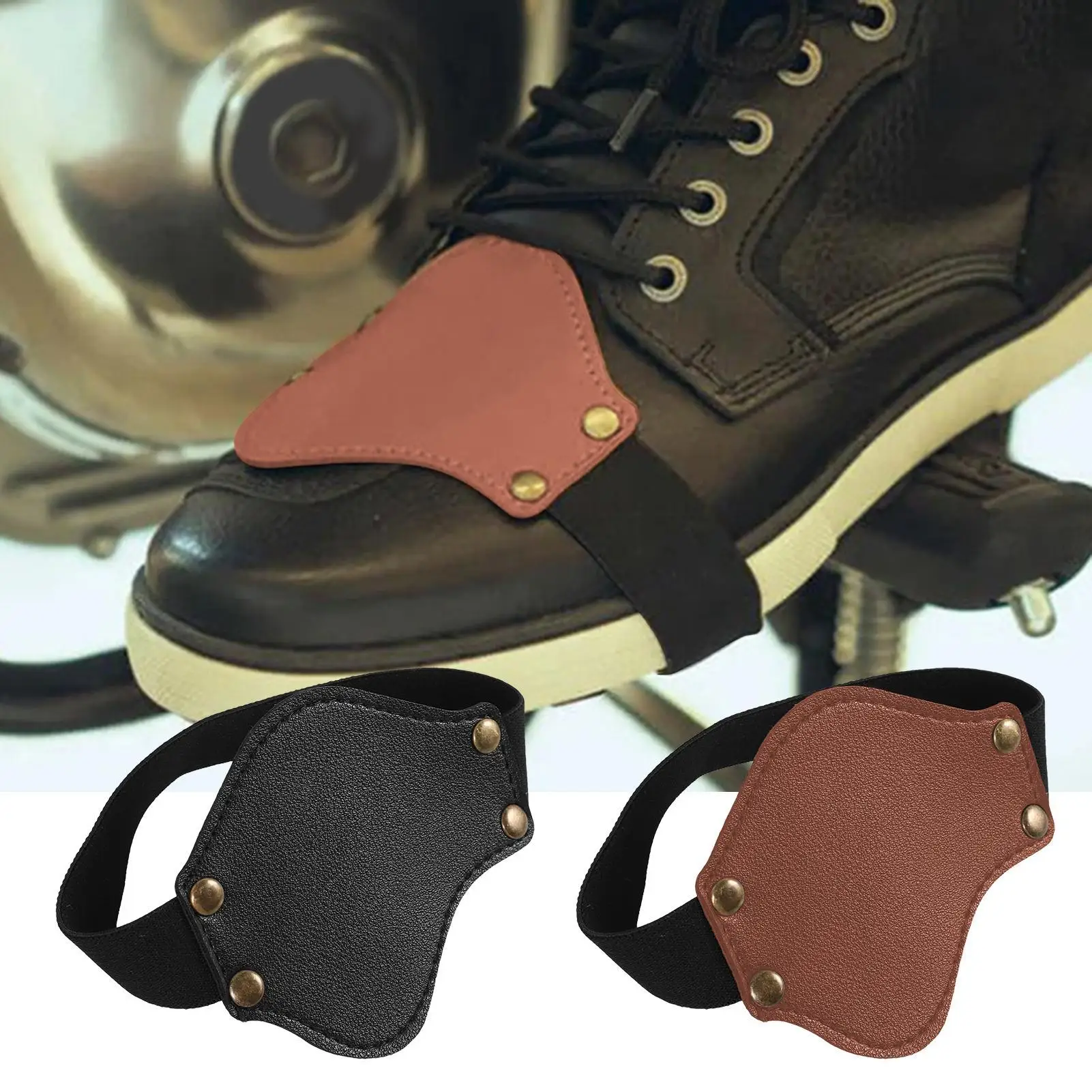 1Pcs Motorcycle Riding Anti-slip Shoe Cover Motorcycle Shoes Foot Cover Motorcycle Boot Shifter Protector Protective Pad