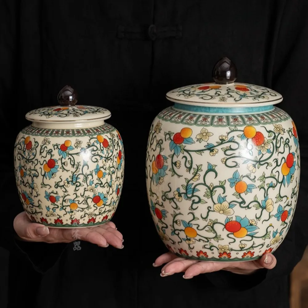 Decorative Ceramic Pet Ashes Urn Moisture-proof Small/Medium/Large Sizes Sealed Memorial Container for Pet Ashes Storage Jar