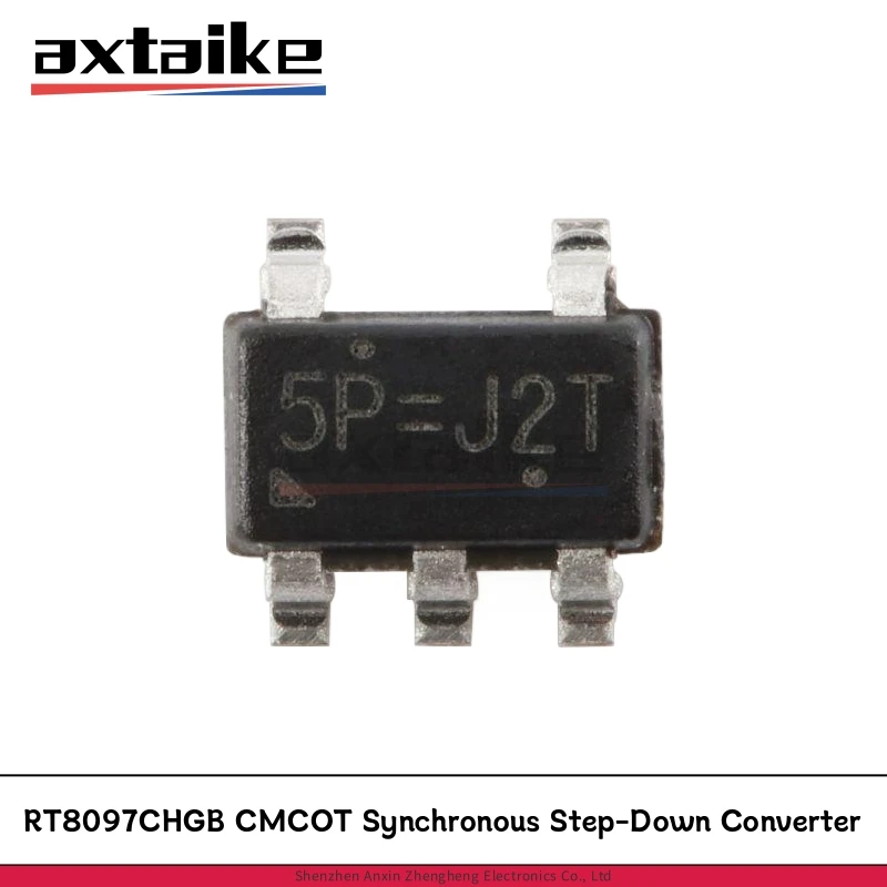 

20PCS RT8097CHGB SOT23-5 RT8097 2A 1MHz 2.7V to 6V CMCOT Synchronous Step-Down Converter SMD IC Marking: 5P=***