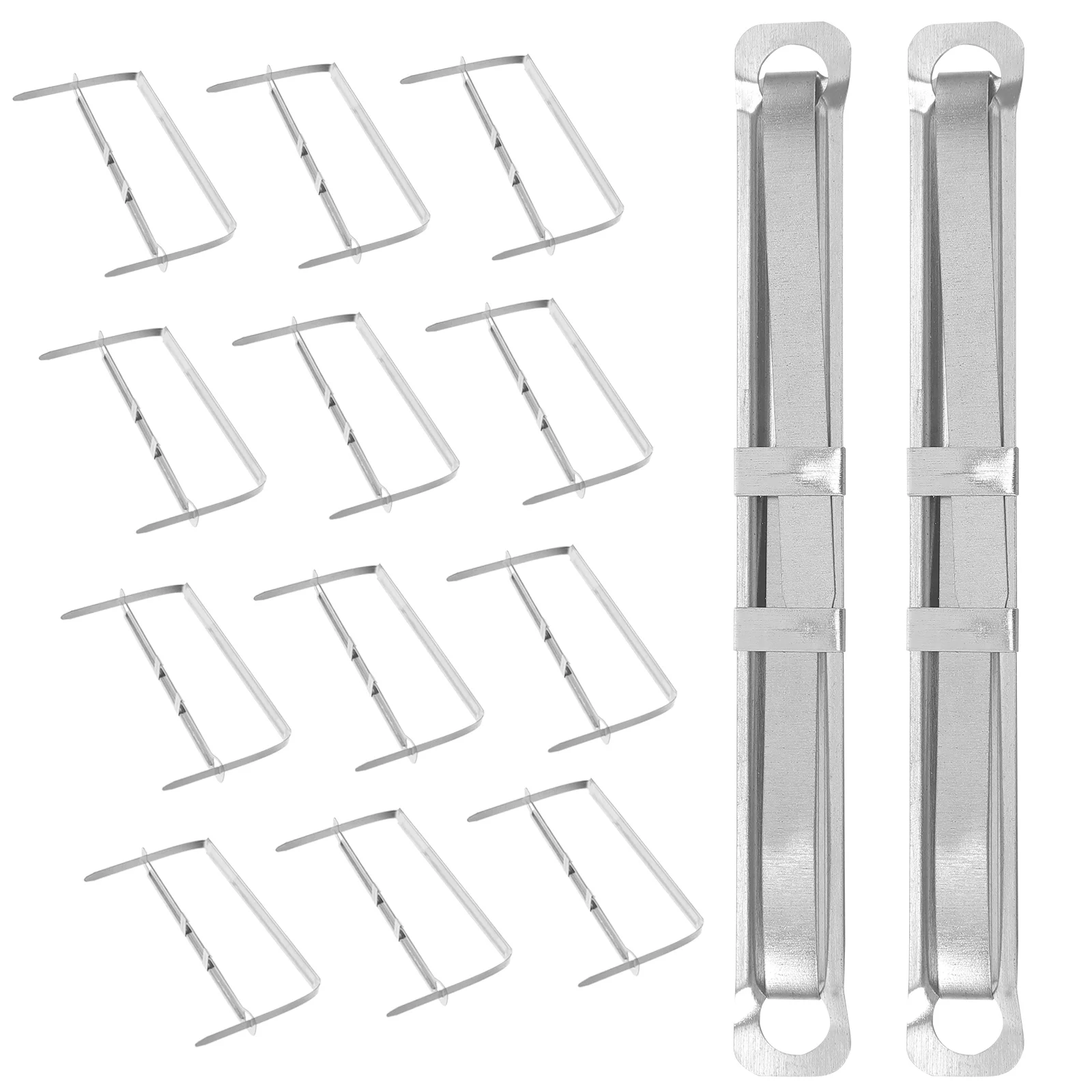 

100Pcs 2-Hole Paper Puncher Metal Punch for Thick Office School Organization Tool Anti-Rust Design