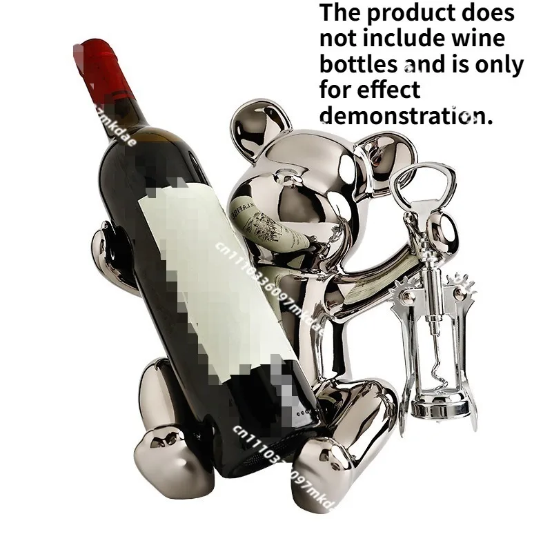

Wine rack ornament, light luxury high-end wine tray, cup holder wine cabinet living room home decoration