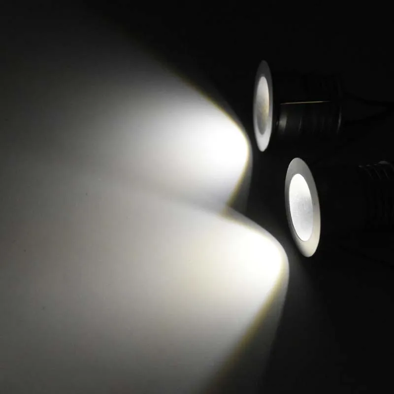 RGB 12V 24V 1W IP65 Mini LED Bulb Spotlight 15mm 25mm Spot Bulb Lighting Kit Outdoor Garden Ceiling Lighting Lamp Stair Light