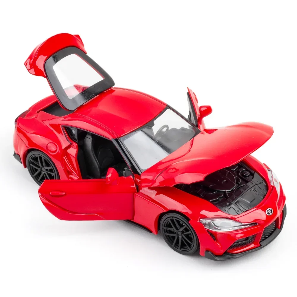 1:32 supra haute Simulation moulé sous pression en alliage de métal modèle de voiture retirer son lumière voiture enfants cadeau Collection A154