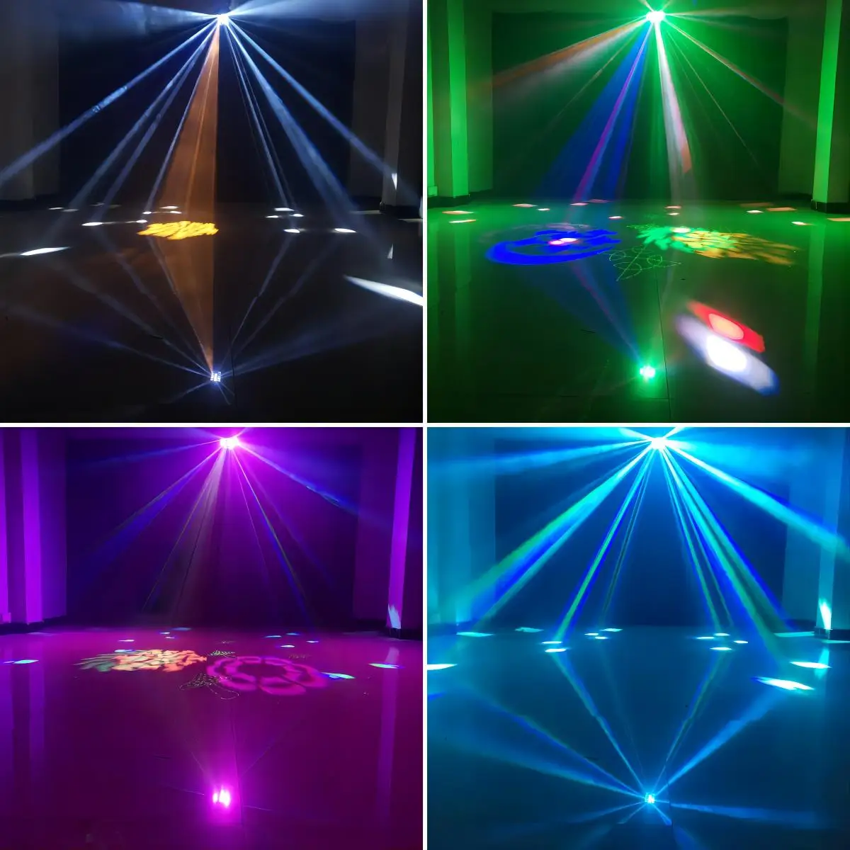 Fireions Butterfly Light 200W Stage Light Laser Pattern Rendering Strobe 5-in-1 Effect Light DMX512 House Party Disco Bar DJ