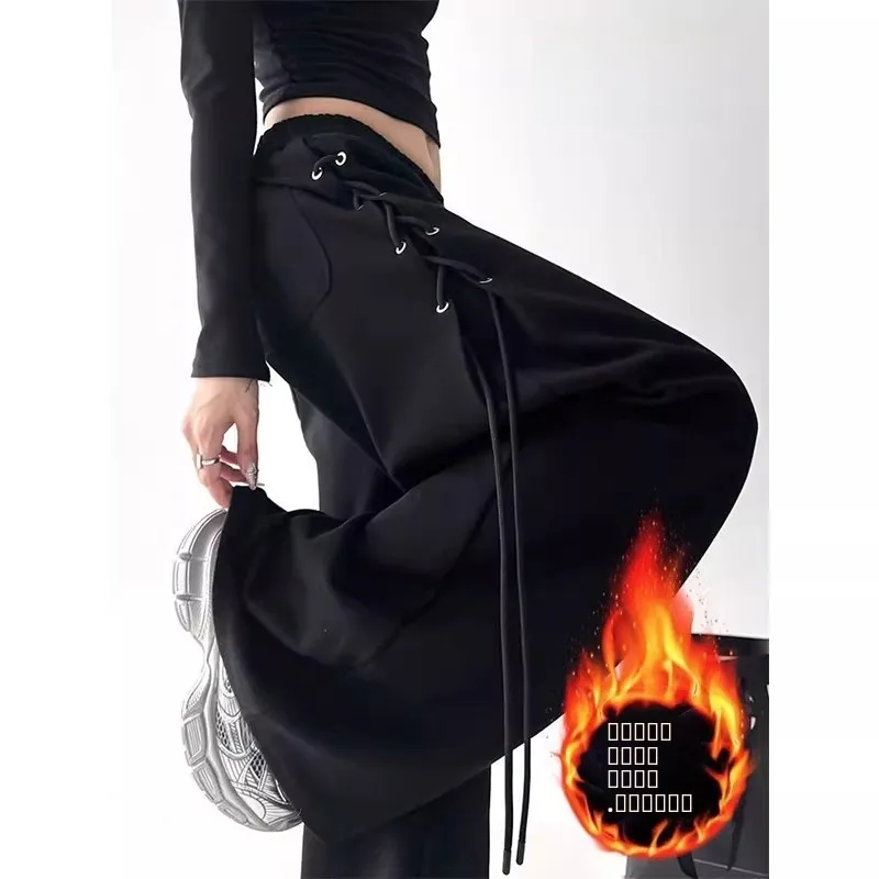 

plus Size Men's Casual Jazz Dance Sweatpants Autumn Winter Spring Loose Sports Trousers Straight Leg Pants Polyester Fiber