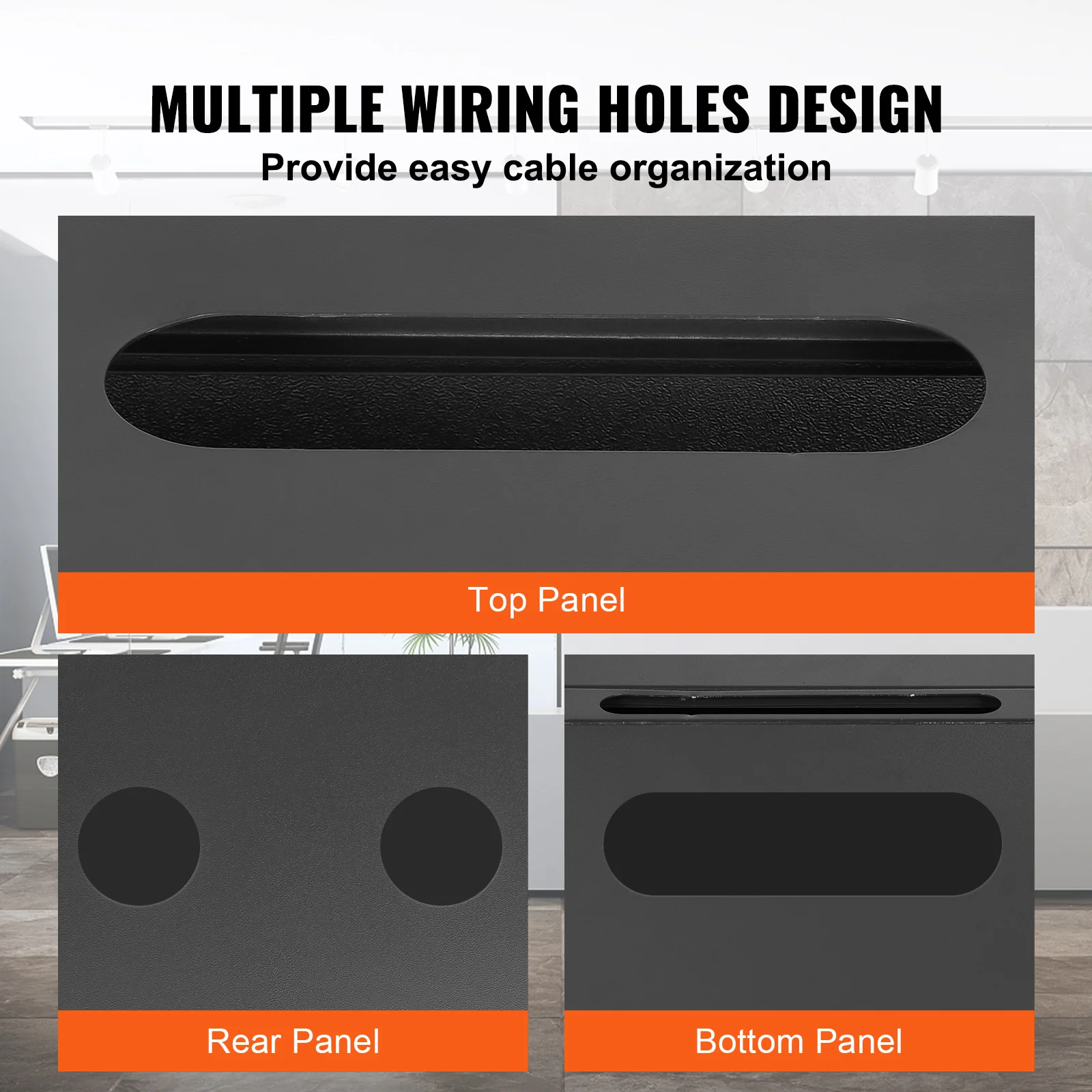 Armário de servidor de montagem em parede SucceBuy 15U Gabinete de rack de rede com capacidade de carga máxima montada à terra de 500 libras para dispositivos IT A/V