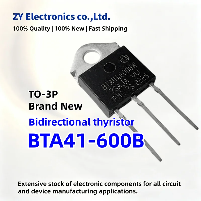 5/10/20PCS Brand New BTA41-600B BTA41 600B TO-3P Bidirectional thyristor TRIAC