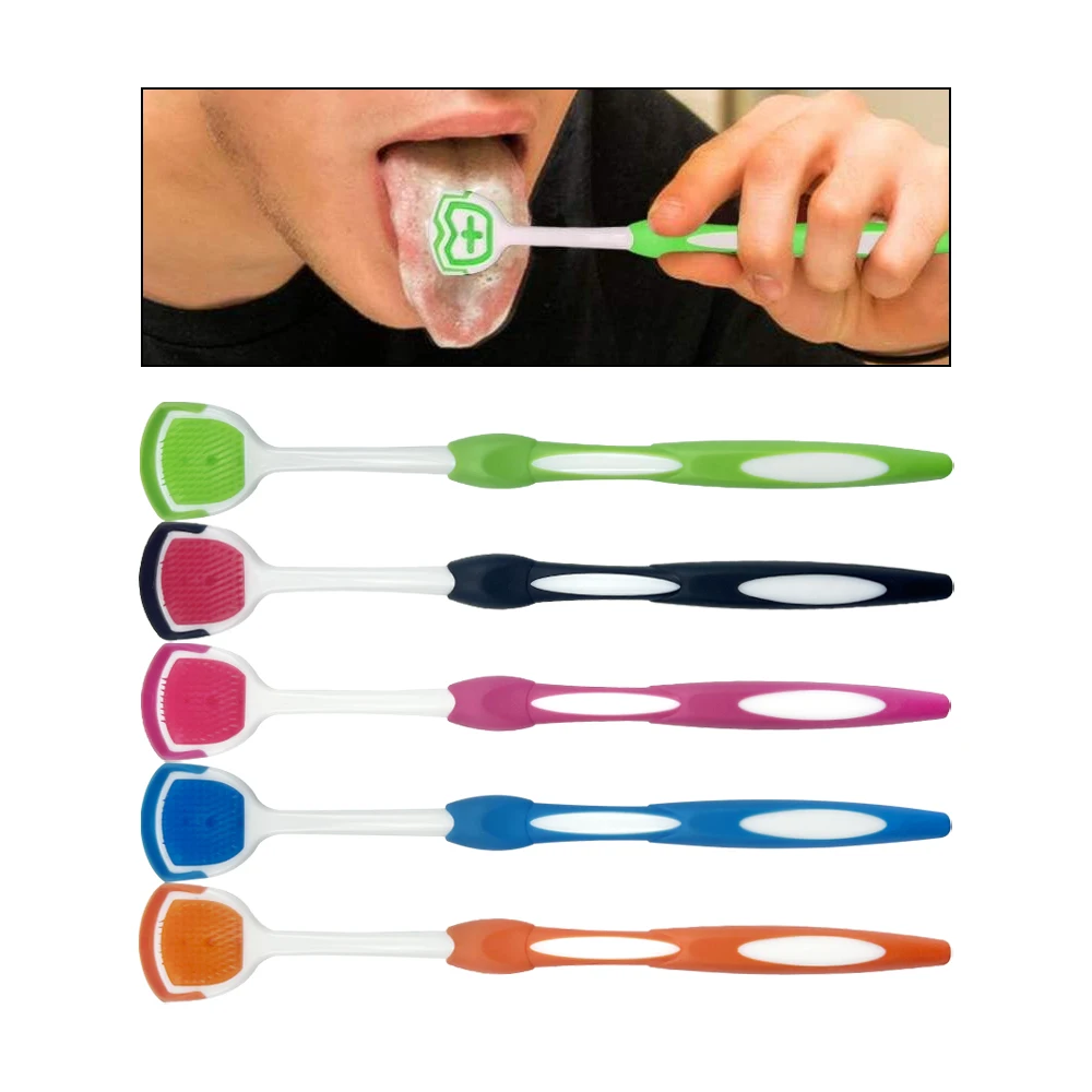 Grattoir à langue en Silicone, brosse de nettoyage buccal, brosses de nettoyage buccal, soins d'hygiène de la langue, bouche, haleine fraîche, outil de grattage, 1 pièces