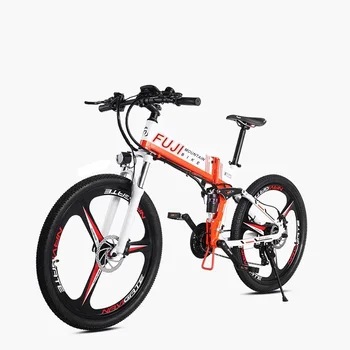 Image Humtto 26 inch Aluminum Alloy 1000W Motor 8speed 21Speed fold MTB fat tire ebike 48v 17ah Battery electric mountain bicycle