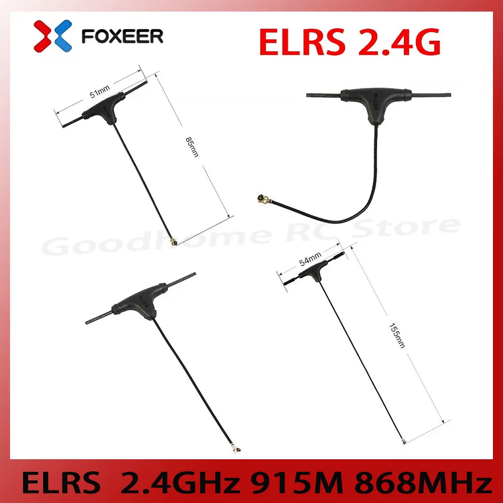 FOXEER ELRS Receiver Antenna ELRS 2.4GHz pELRS 915M/868MHz Receiver Antenna