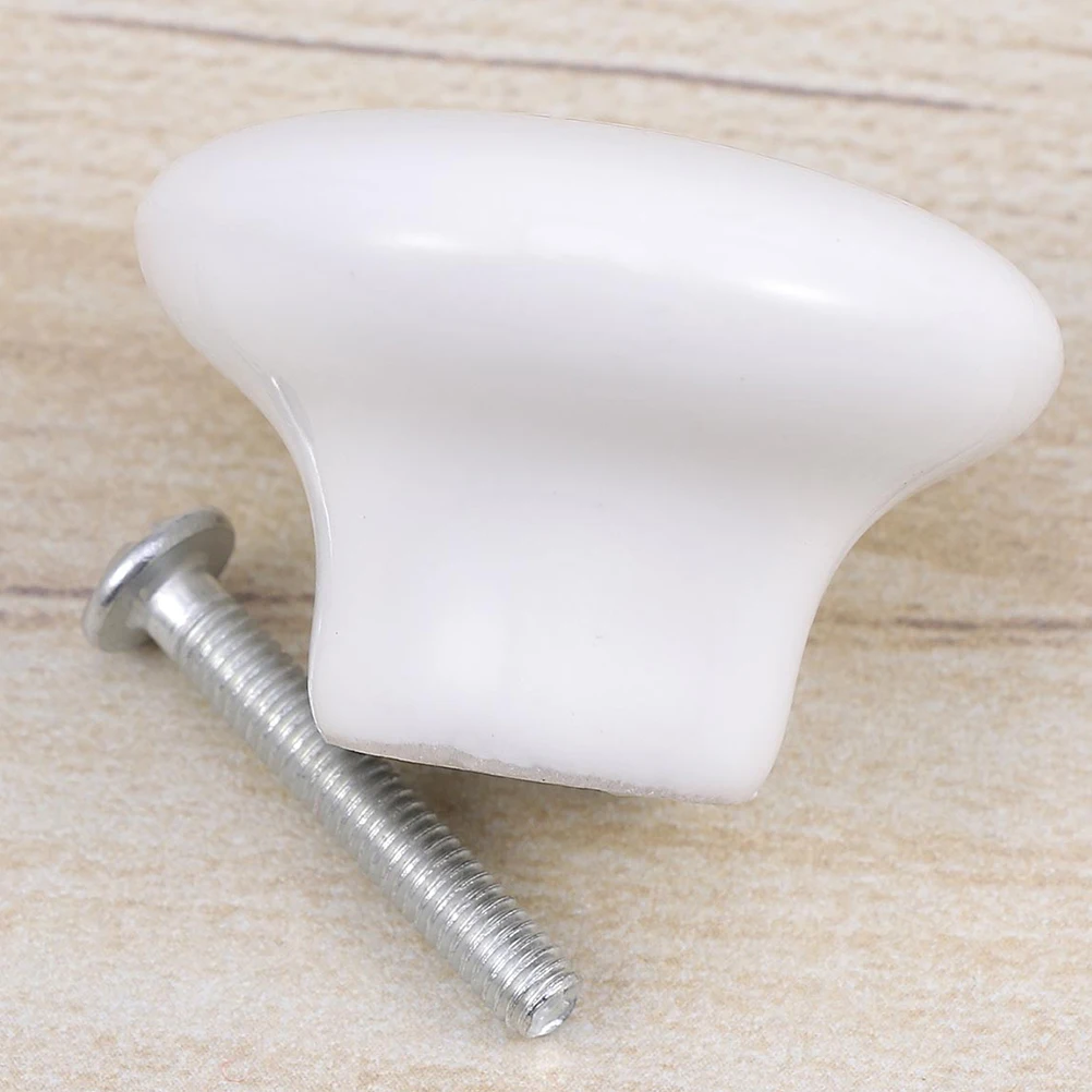 10Pcs Single Hole Ceramic Knobs Stylish Cupboard Door Handles for Furniture Drawers Wardrobes Drawer Knob Cabinet Knob