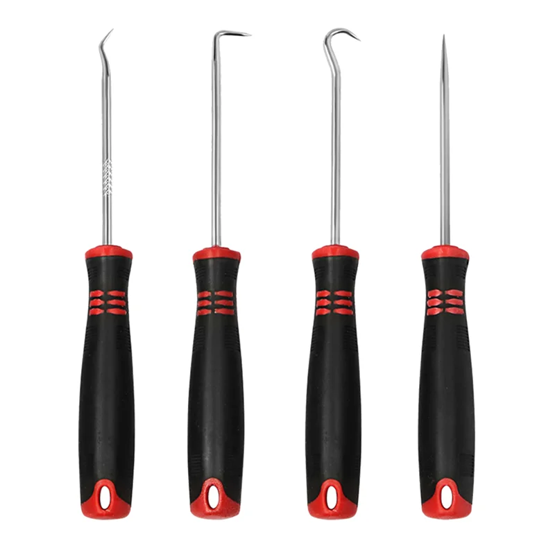 4-Pack Precision Hook and Pick Set for Automotive Hand Tools