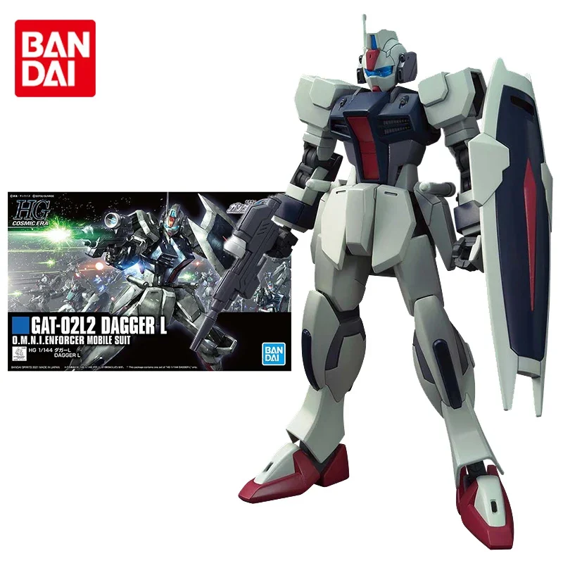 Bandai Gundam Model Kit Anime Figure HGCE 1/144 Dagger Strike GAT-02L2 Genuine Gunpla Anime Action Figure Toys for Children