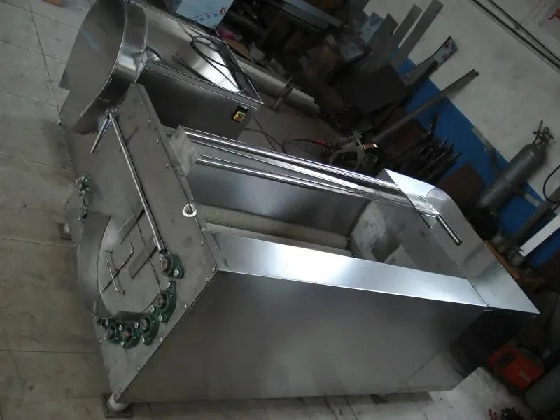 Best Quality Restaurant Stainless Steel and Electrical Potato/Carrot/fruit and Vegetables Brush Machine with Brush Roller