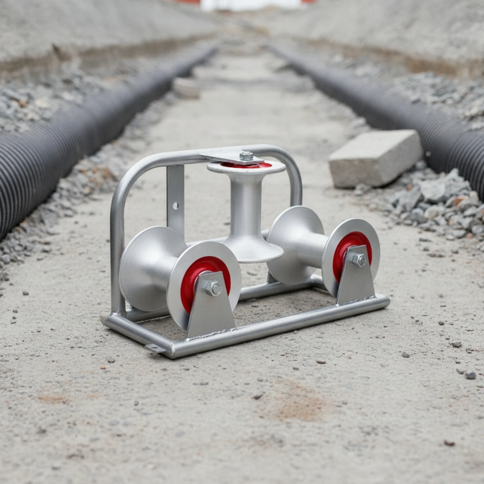 Cable Turning Pulley Sturdy Pulley with Guard Rigid Smooth for Electricians, Jobsite, Workshop