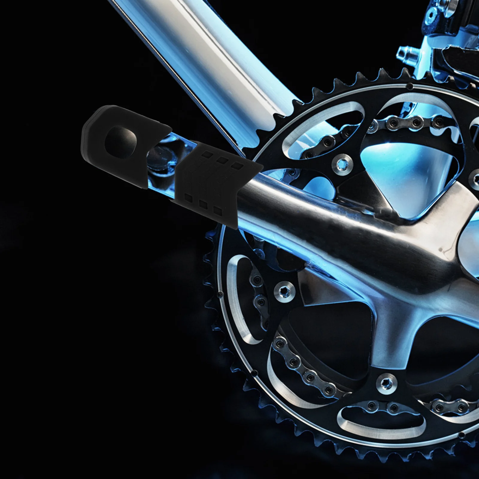 

4Pcs Crankset Protective Sleeve Silicone Bike Crank Arm Covers Impact Resistant Easy Install for Cycling Protection