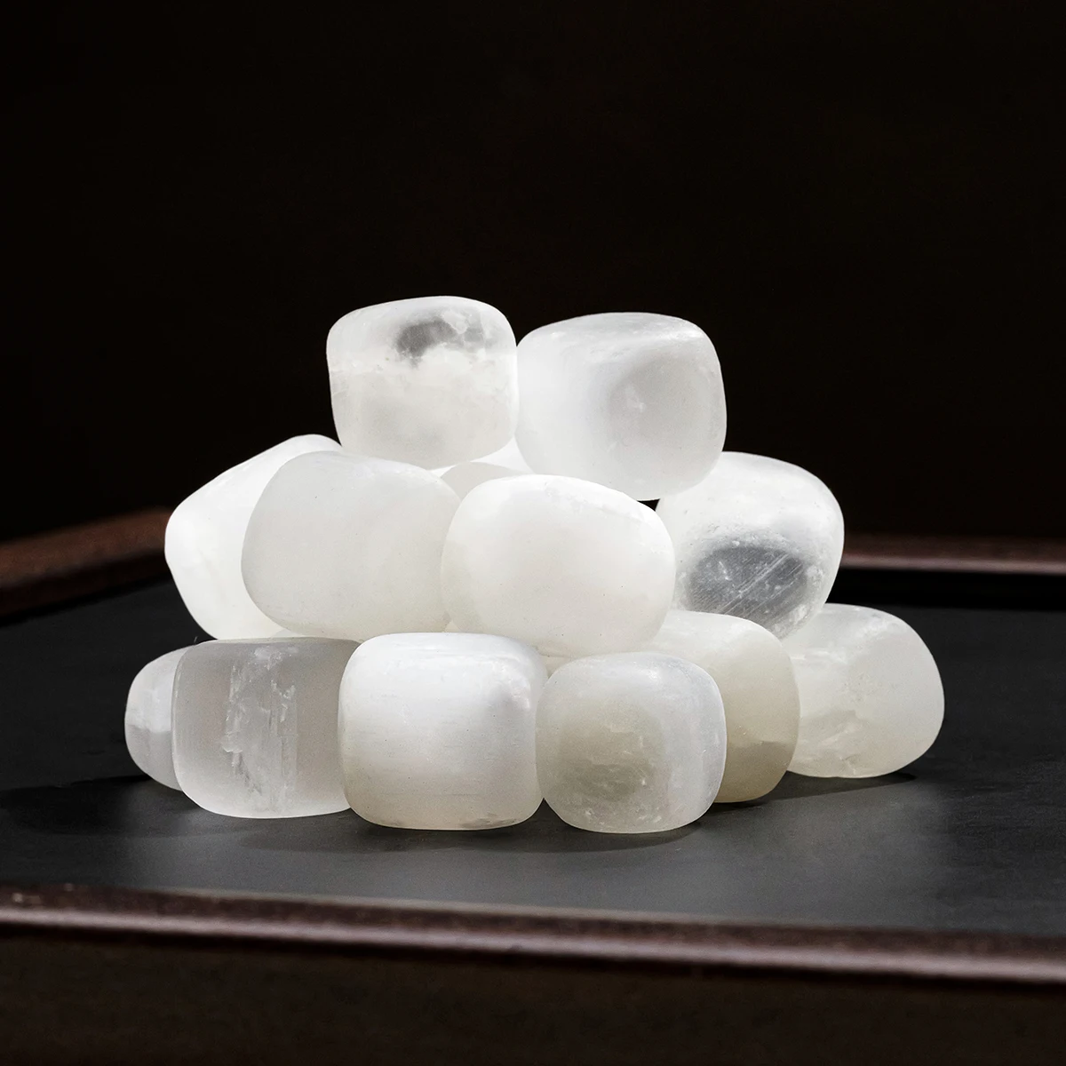1pc Natural Selenite Rolling S - огляд і ціна Aquarium Fish Store