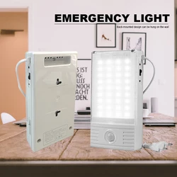 Motion Sensor Emergency Light Wall-mounted/Handheld Emergency LED Light Portable Emergency Lighting Flashing Light for Home Use