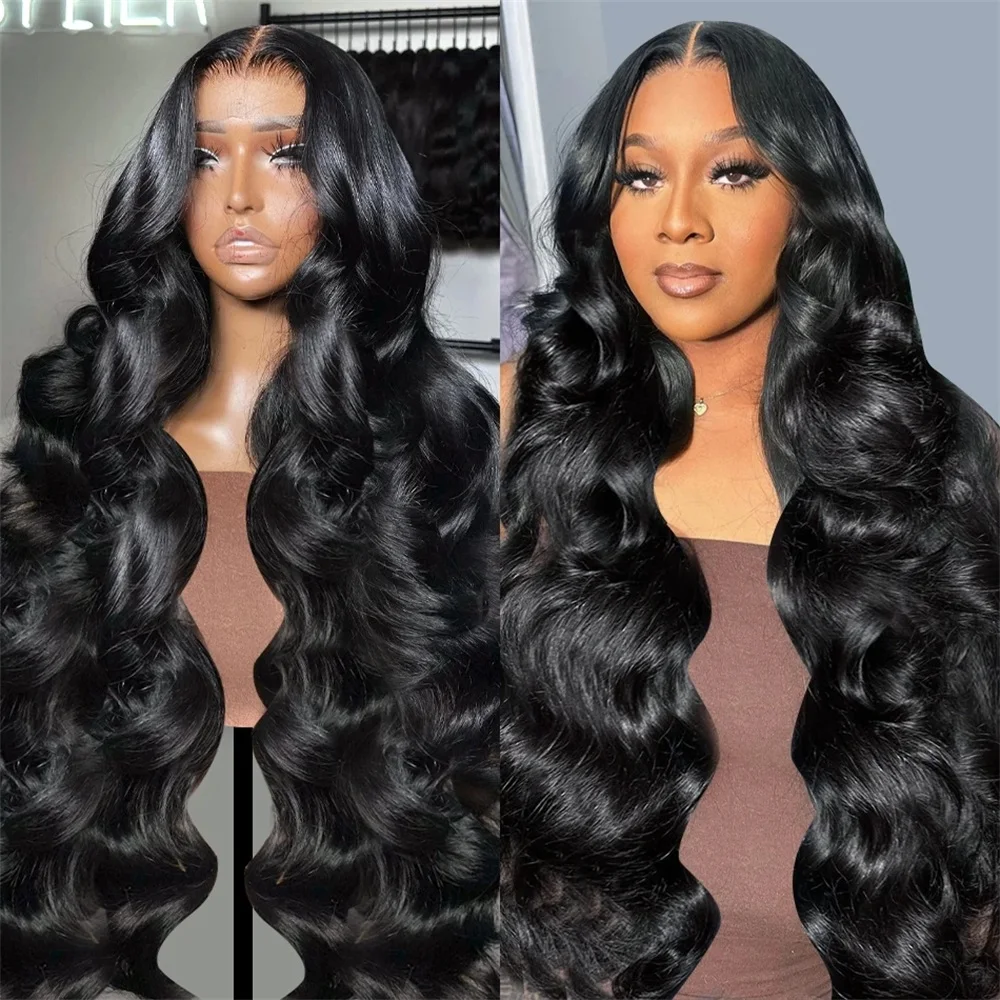 Body Wave Wig 13X4 13x6 HD Transparent Lace Frontal Wig 30inch Brazilian Loose Wave Lace Front Human Hair Wig 360 Full Lace Wig