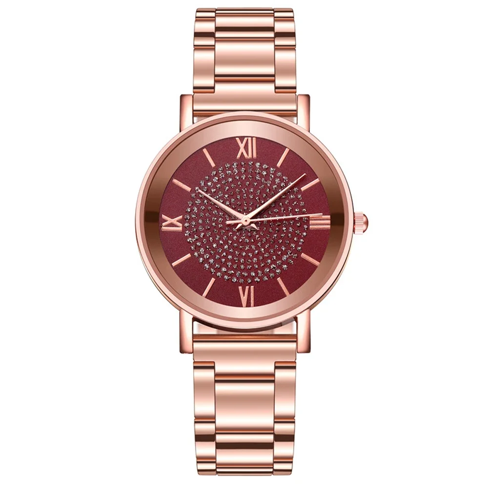 2024 New Luxury Women Watch Female Quartz Wristwatch Stainless Steel Dial Casual Fashion Bracelet Ladies Girls Clock Gifts