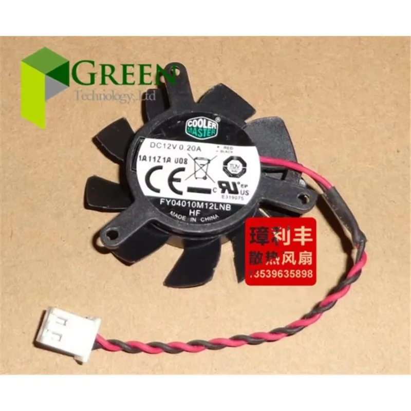 pa الأصلي برودة ماستر FY04010M12LNB 37 مللي متر الرسومات/فيديو بطاقة برودة مروحة استبدال 31 مللي متر 12 فولت 0.20A 2 سلك #1