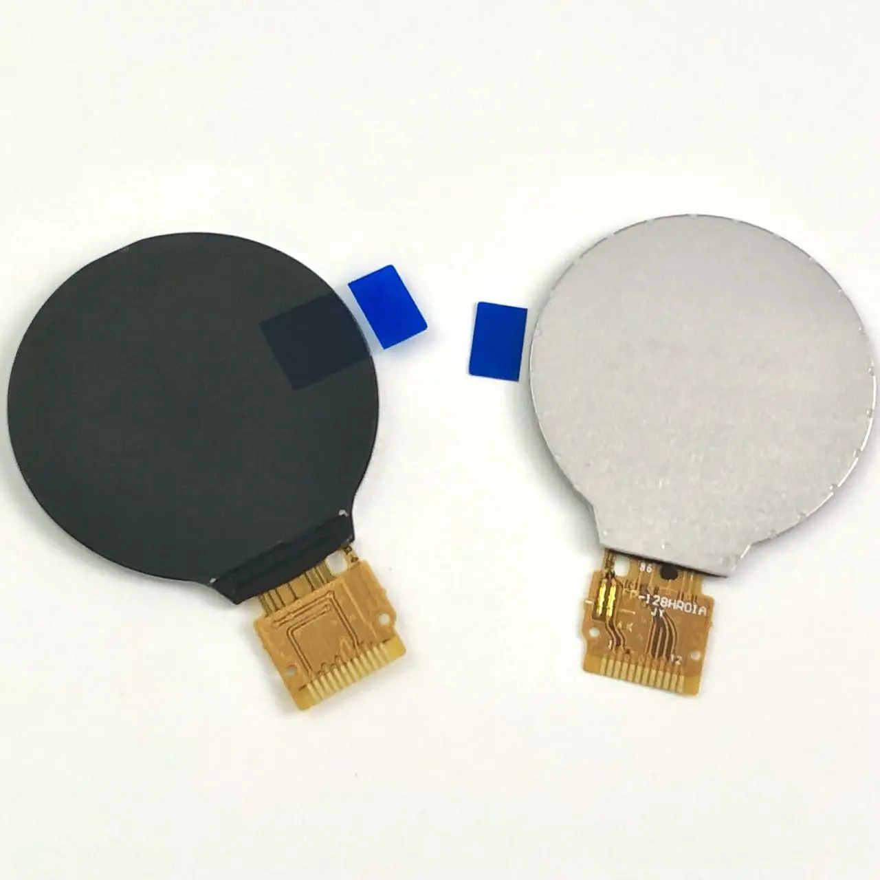 Display redondo de 1.28 polegadas, módulo de lcd, cor rgb, 65k, chip driver, normally, modo de exibição normalmente preto, 4 linhas, interface sp