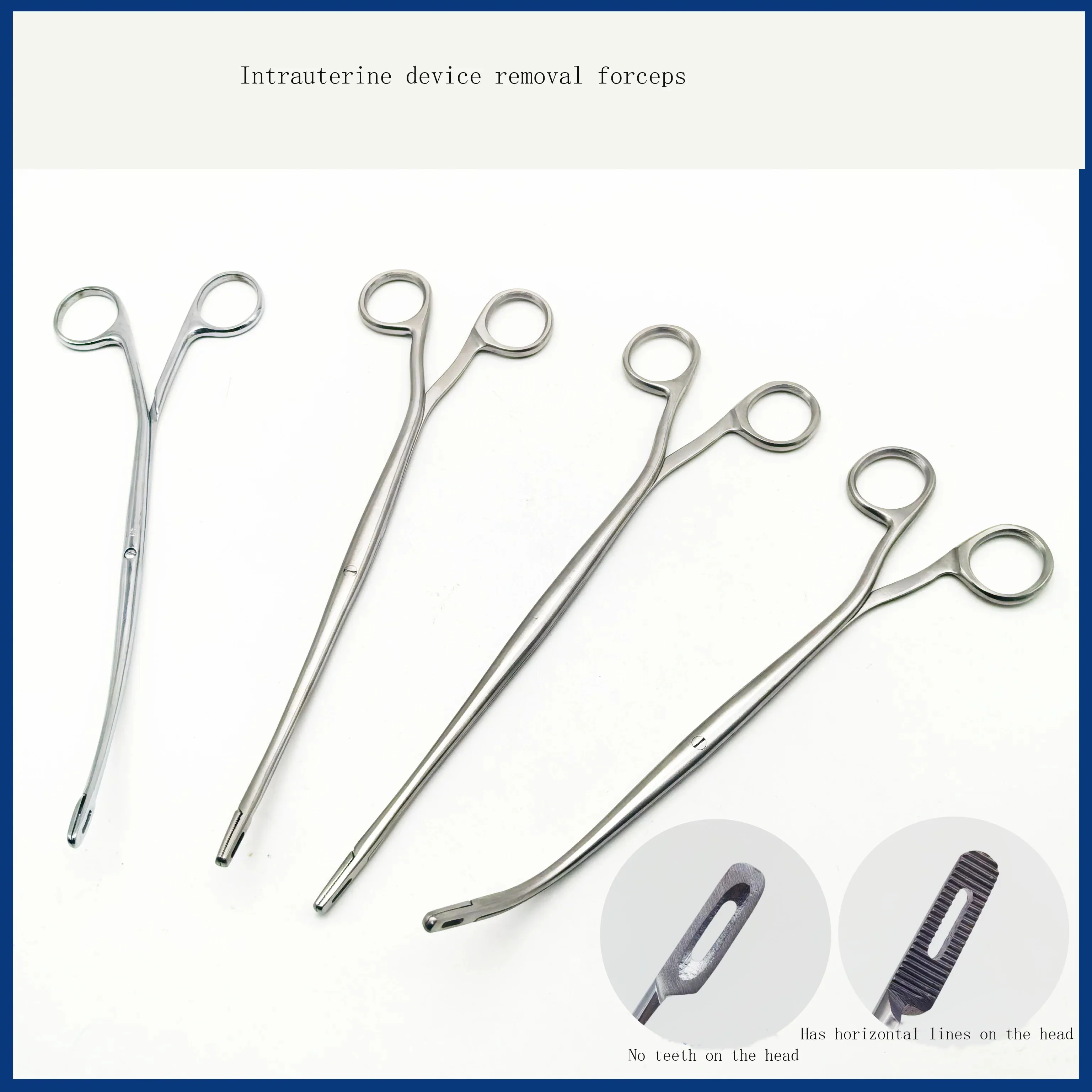 Multifunctional Extraction Forceps for Removing Stainless Steel Medical Gynecological Intrauterine Contraceptive Devices