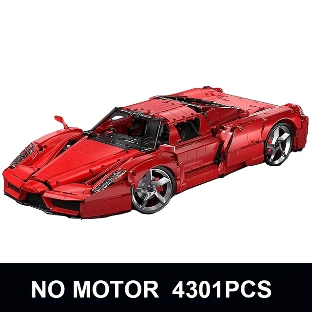 Super Sportwagen Constructor Sets Speelgoed Technische App Afstandsbediening Motor Power Ferr ENZO 10523 Bouwstenen Bakstenen Kids Gift - afbeelding 1