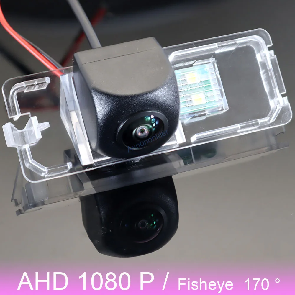 FishEye Vehicle Rear View Camera For SEAT Ibiza 6J 6P KJ 2008~2016 2017 2018 2019 2020 HD Night Vision AHD 1080P Reverse Camera