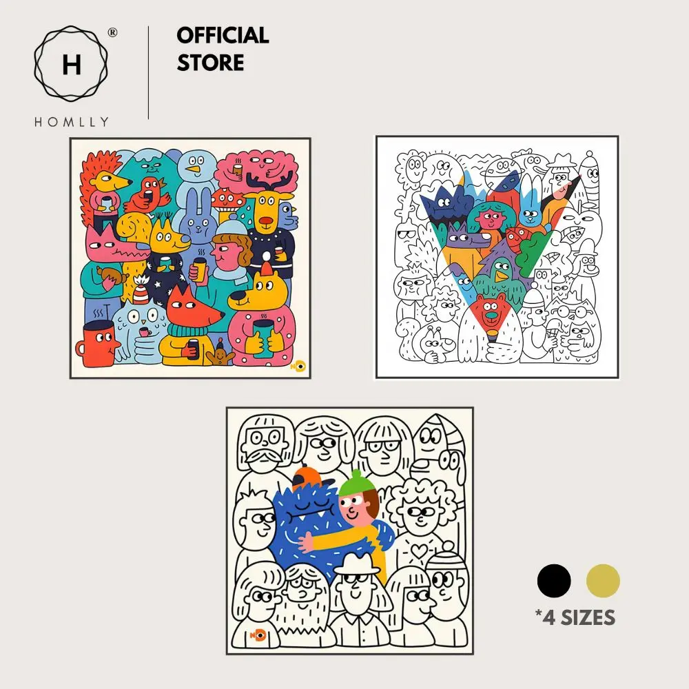 

Homlly Whim Animal Frame Холст Настенный Декор Картина