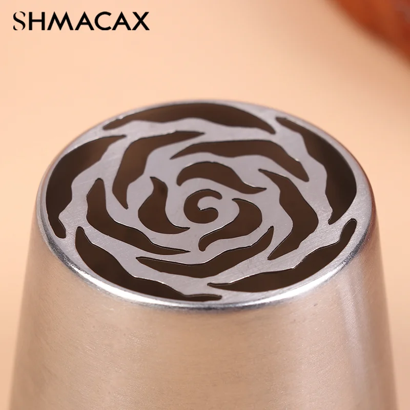 1Pc SL49 Stainless Steel Russian Pretty Flower Icing Tip Pastry Piping Nozzle Tip DIY Cake Decorating Tool Kitchen Baking Gadget