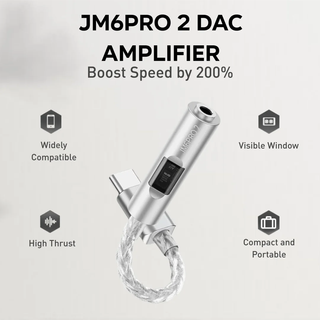 

JCALLY JM6 Pro 2, двойной чип ЦАП CX31993 MAX97220 Type-C на 3,5 мм цифровой аудиоадаптер, переносной Hi-Fi усилитель, мощность воспроизведения для телефона