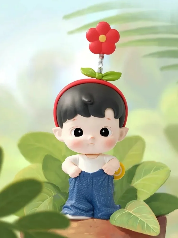 Оригинальная слепая коробка Popmart Hacipupu My Little World Series Mystery Box, милая кукла, настольный орнамент, игрушка, рождественский подарок-сюрприз