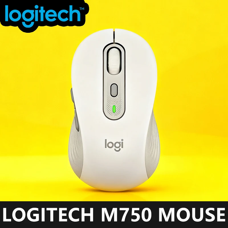 

Беспроводная Bluetooth-мышь Logitech M750/M650/M650L для офисного использования, тихие и маленькие/большие ноутбуки