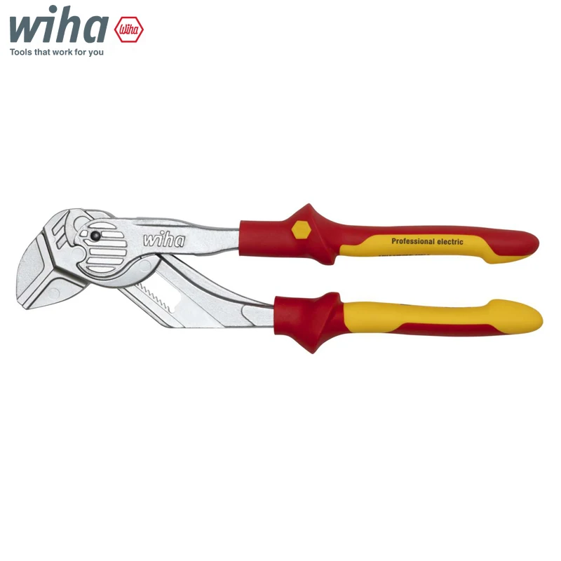 Wiha 44314 Pliers Wrench Professional Electric 10\'\' 250mm Electrician’s Slip Joint Plier 1000V VDE