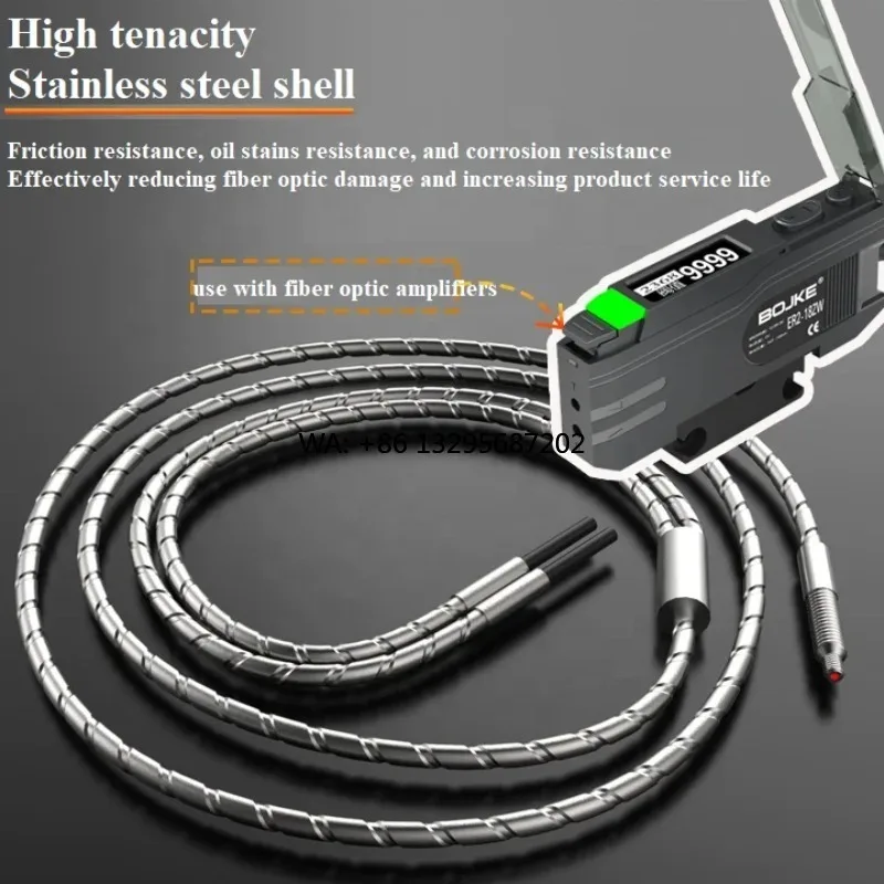 

laser operating optical fiber optic sensors photoelectric fiber high temperature resistance optic sensor cable and sensor probe
