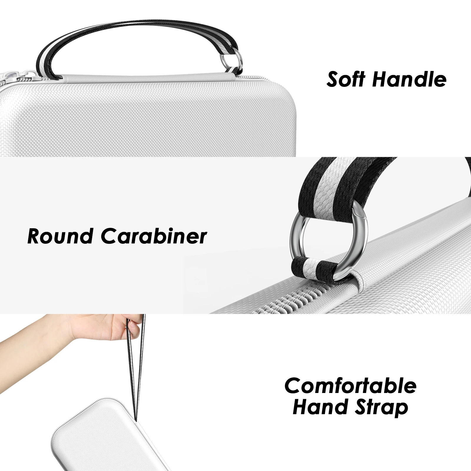 Estuche de transporte Compatible con Nintendo Switch y Nintendo Switch modelo OLED, estuche portátil de viaje para accesorios y consola