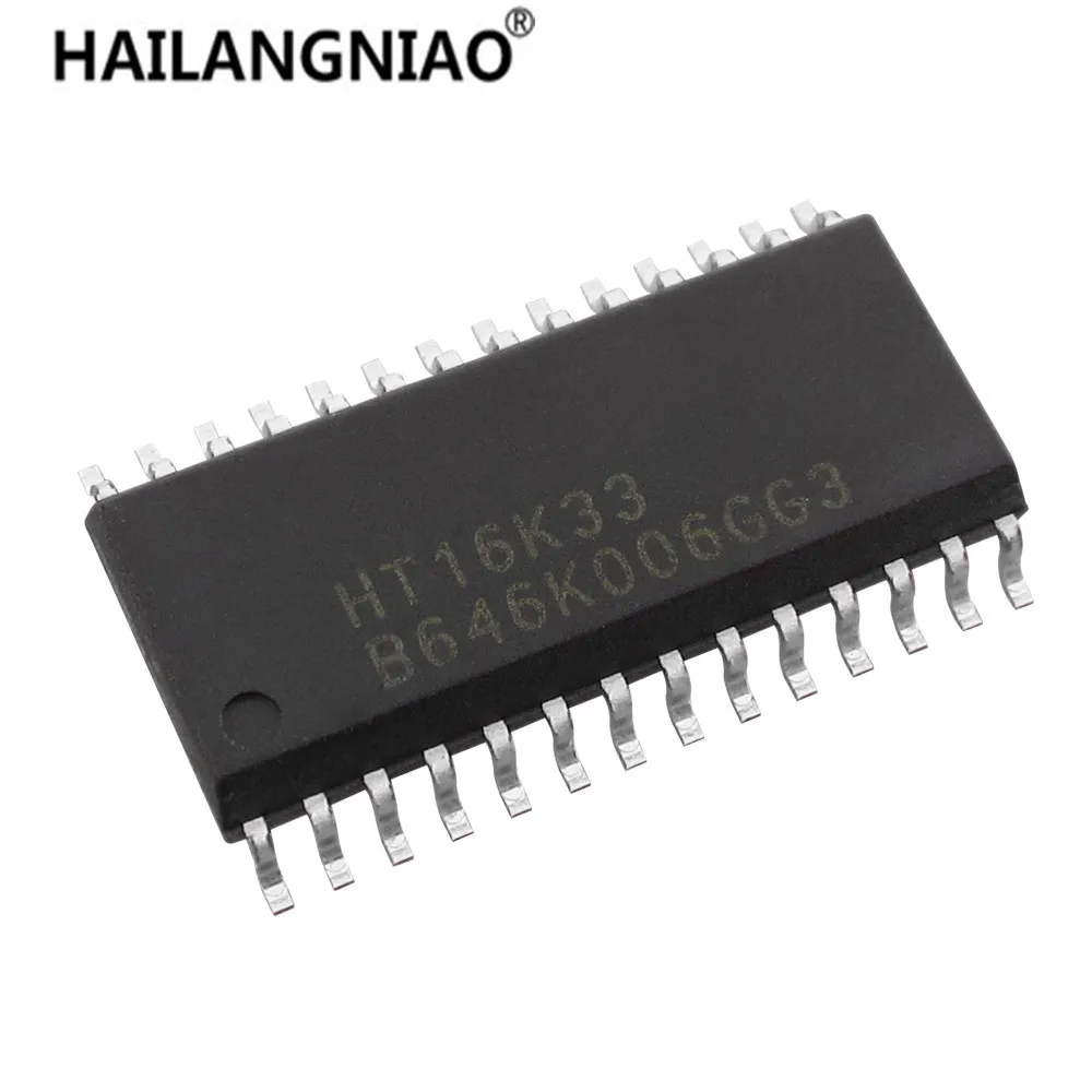 10PCS HT16K33 VK16K33 28SOP LED driver IC