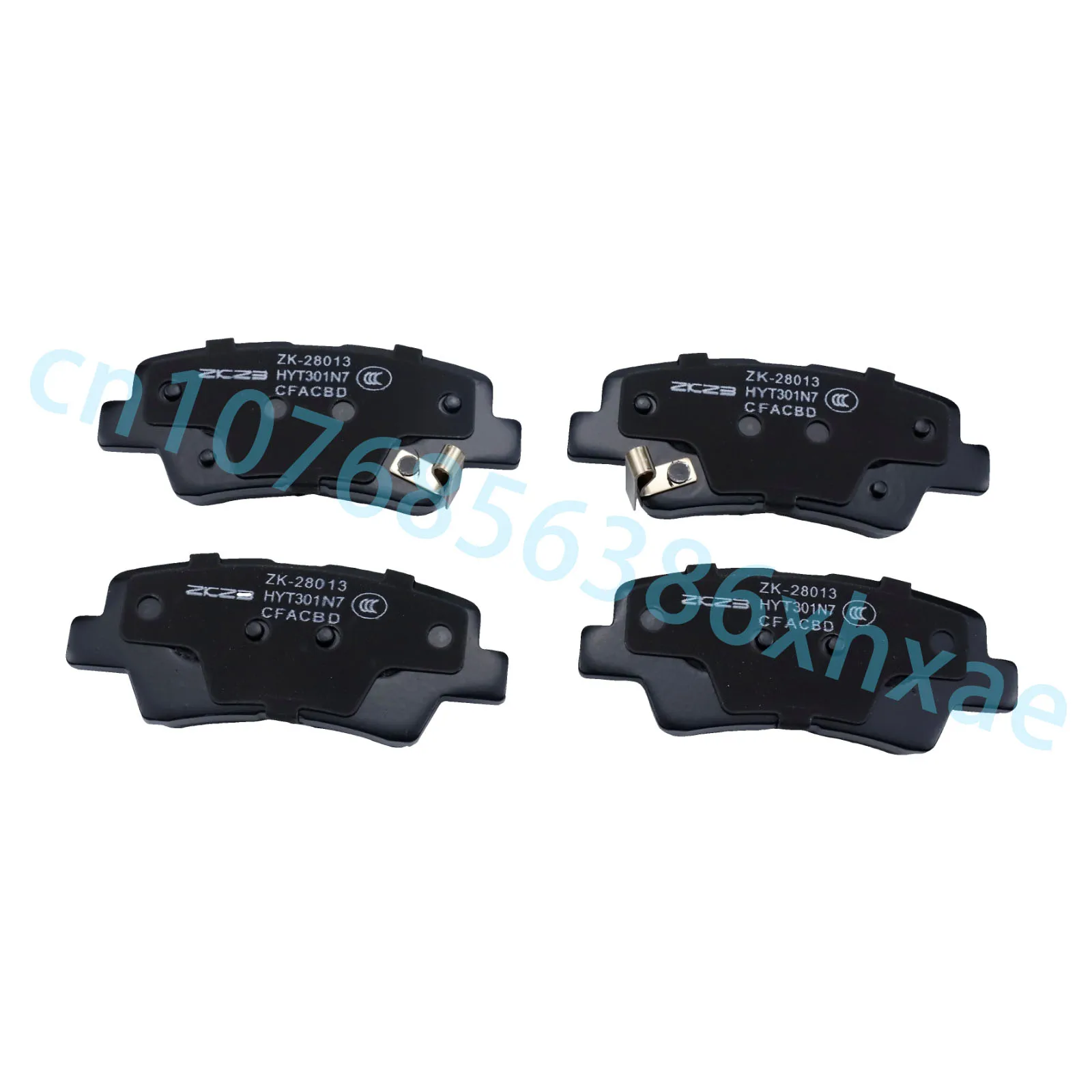 Комплект задних тормозных колодок D1313 для Kia K2, K3, K5, Pegas, Opirus, Hyundai Verna, Sonata, Azera, SsangYong Tivoli, аксессуары