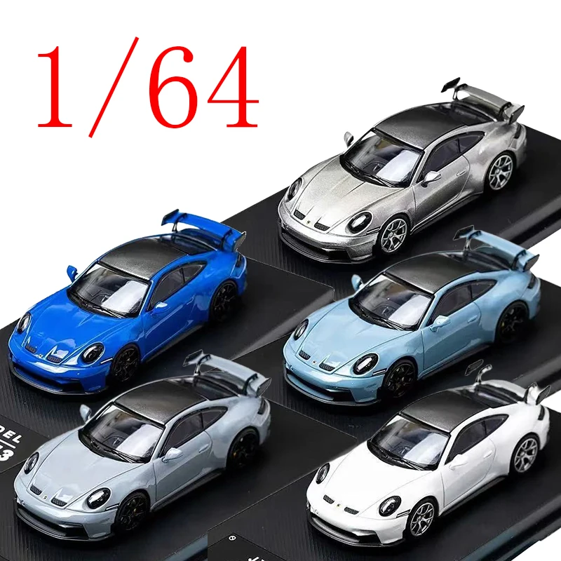 

JY MODEL Diecast 1/64 Diecast Porsche Alloy Model Cars Porsche 911 GT3 Play Vehicles Toys for Boys Gift Original Box