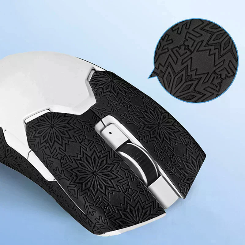 Ultraglide Mouse Anti Slip Sticker For VIPER V3 PRO Non-Slip Anti Sweat Tape Snowflake Texture Anti Sweat Patch 1Set