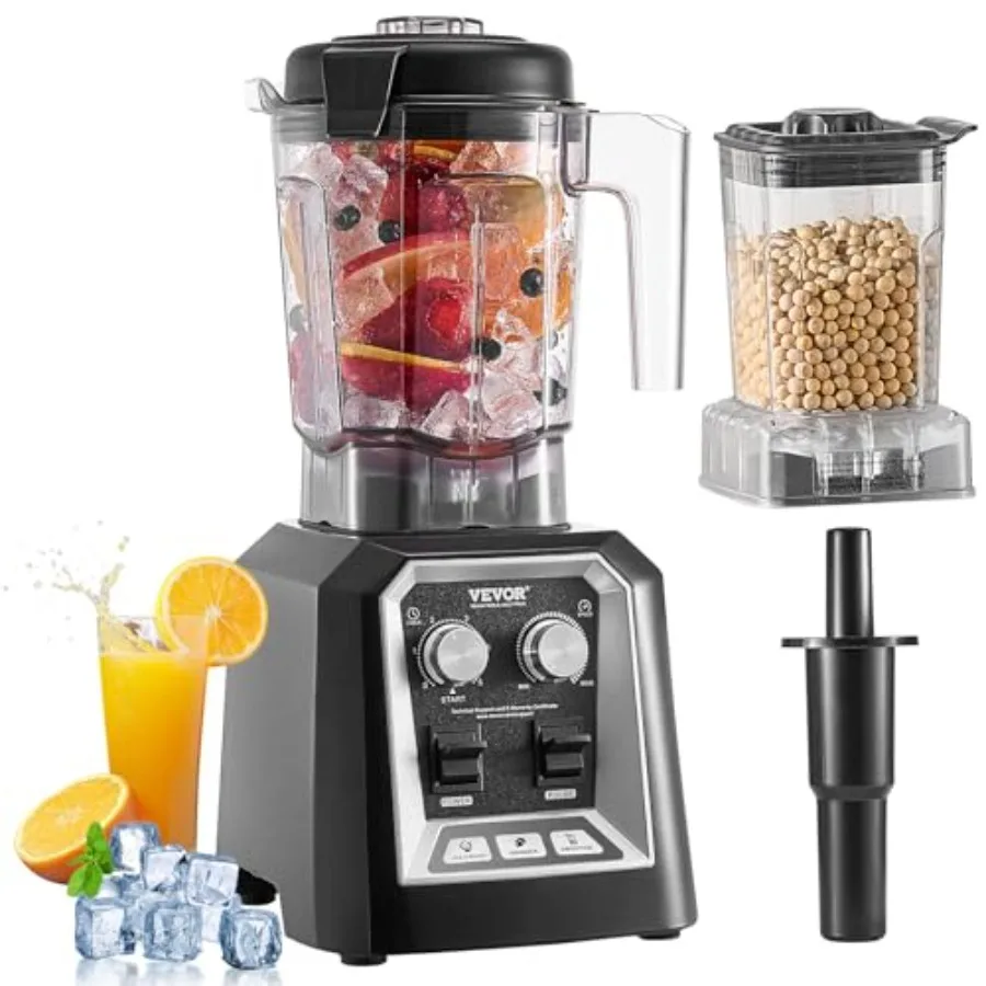 

Blender for Smoothies, 68 oz 1400W, Professional Blender with Powerful Motor, Multi-Functional Food Processing Blenders with Gr