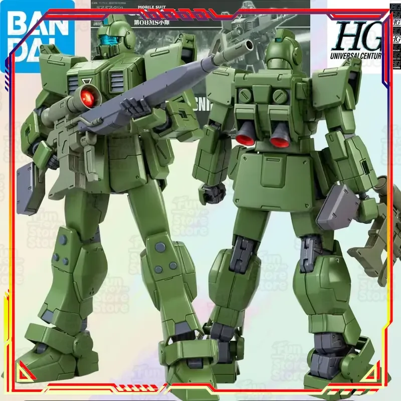 

Bandai Gundam HG 1/144 RGM-79 GM Sniper Model Kit Official Anime Action Figure Assembly Toy Collectible Gift for Boys Fans