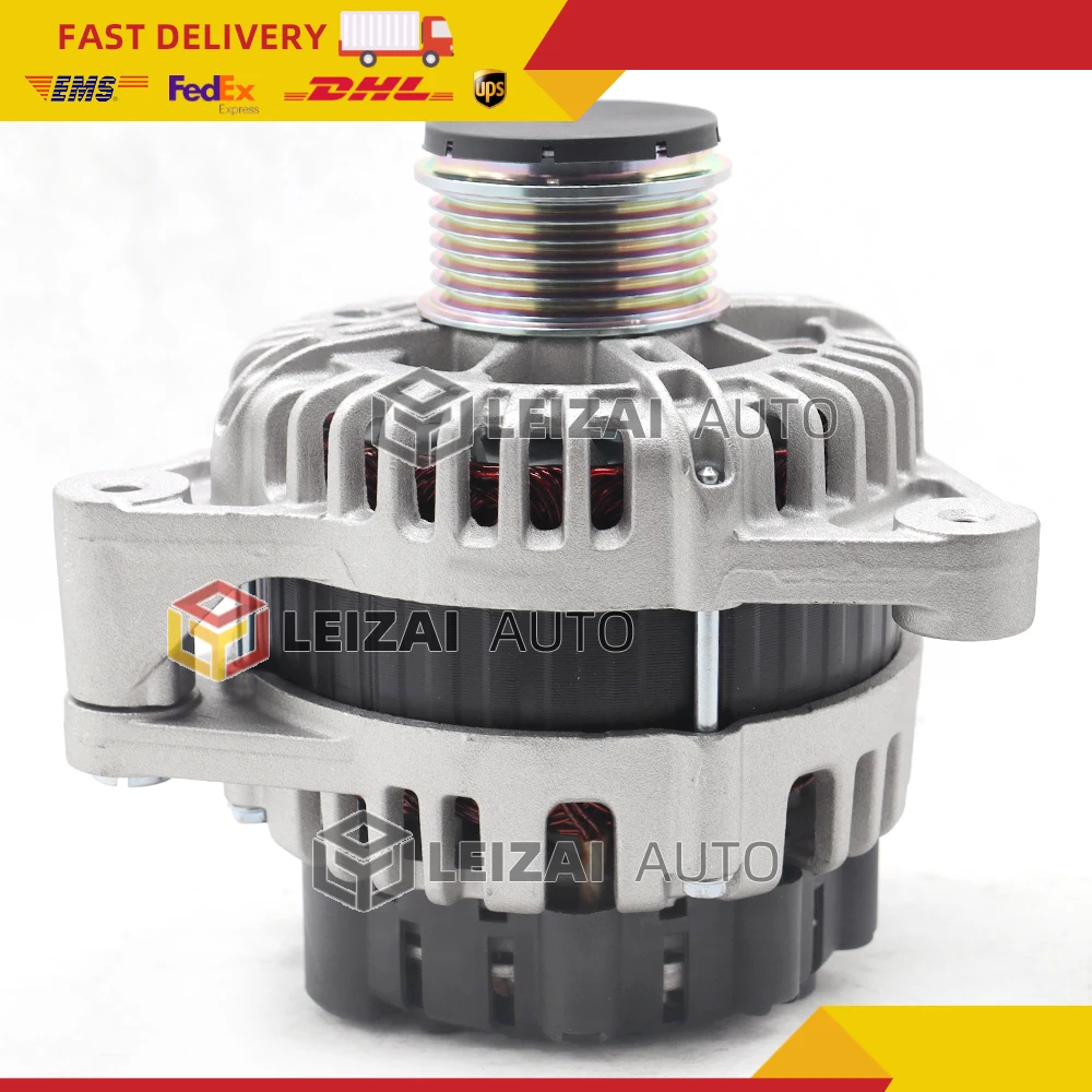 150A/12V CW 6-Groove Alternator For 2004-2011 Maserati Quattroporte V8 4.2L 104210-1620, 104210-2230, 104210-3960, 104210-4170