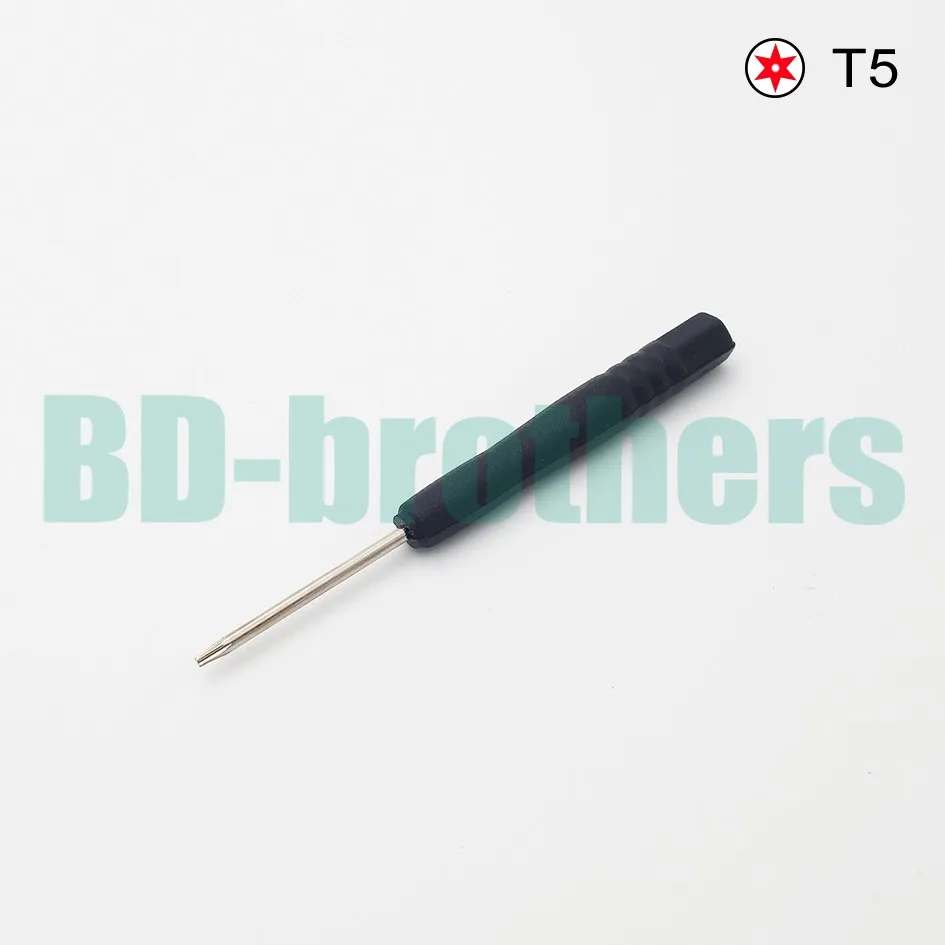 T5 Screwdriver Torx 83mm Black Screw Drivers Open Tool for Hard Disk Circuit Board Phone Opening Repair 2000pcs/lot