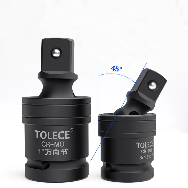 Remontoirs de bas pour jeu de douilles pivotantes à Impact, Gadgets outils 1/4 3/8 1/2 Extension de douilles à Joint universel oscillant