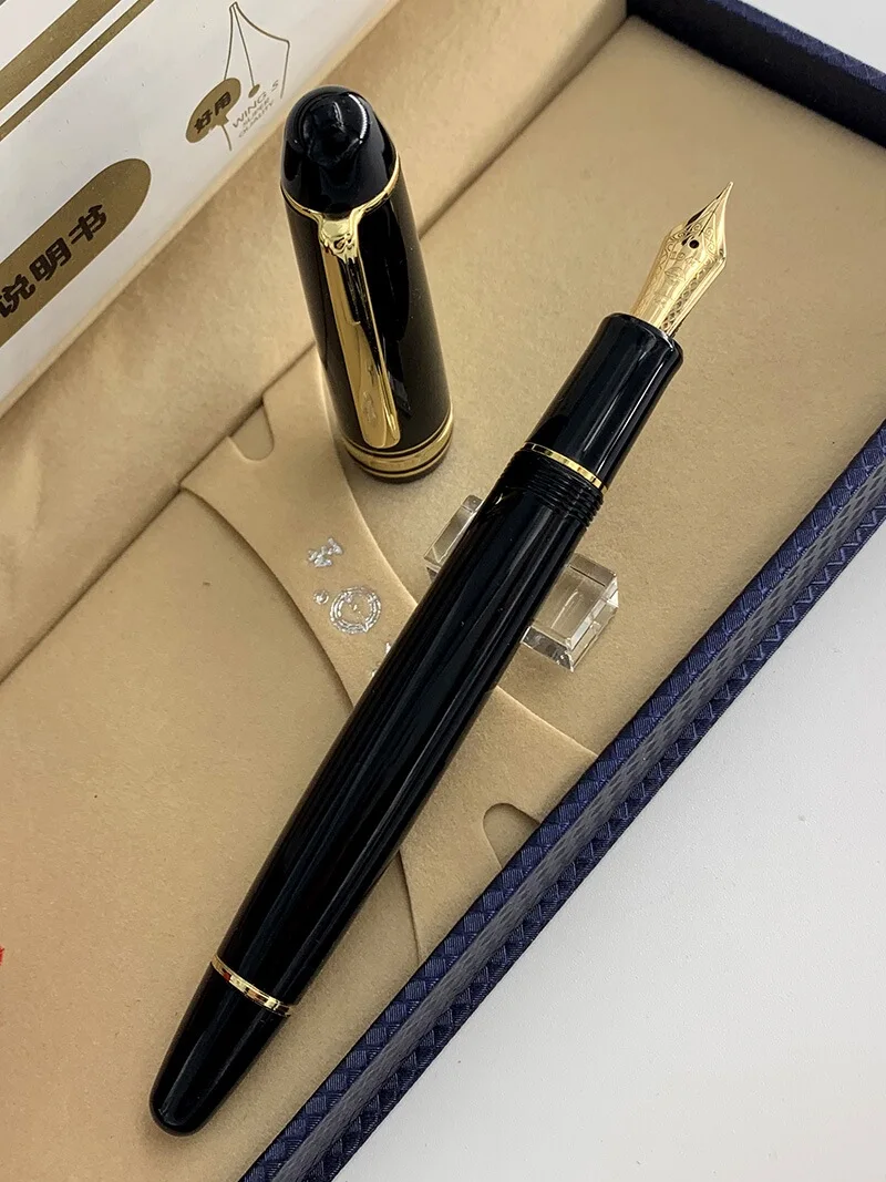 Yongsheng 628 Torpedo Pen 14k Gold Pen 26 Daming Tip Resin Rotary Ink Absorber Adult Character Practice New